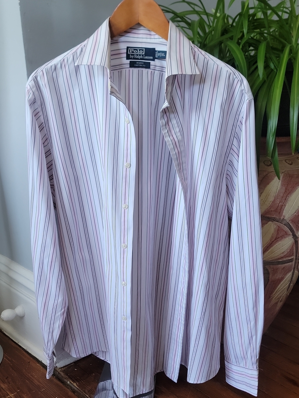 Ralph Lauren Pink Long-Sleeve Button-Down Shirt